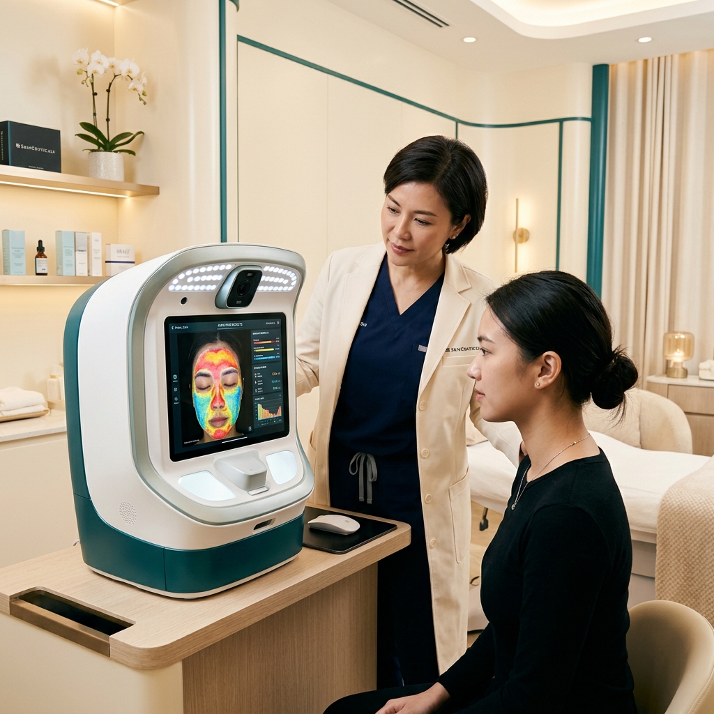 Máy phân tích da AI-Line Vu - Công nghệ Hàn Quốc